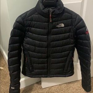 North Face Women’s Summit Series Black Puffer Coat